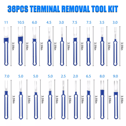 Electrical Wire Connector Terminal Pin Removal Ejector Tool Set For Auto Repair 3