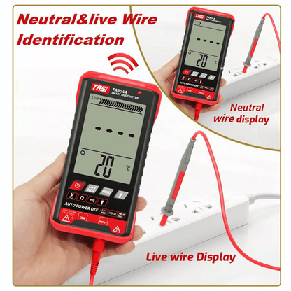 Digital Multimeter Voltage Tester  ACDC Voltmeter Ohmmeter With LCD Display  Flashlight 4