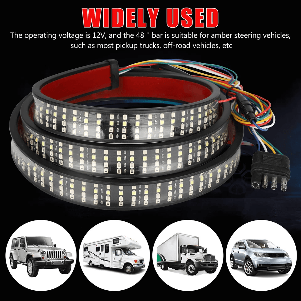 LED Tailgate Light Bar Brake Reverse Turn Signal Strip For Truck SUV Pickup 1