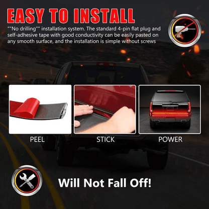 LED Tailgate Light Bar Brake Reverse Turn Signal Strip For Truck SUV Pickup 5