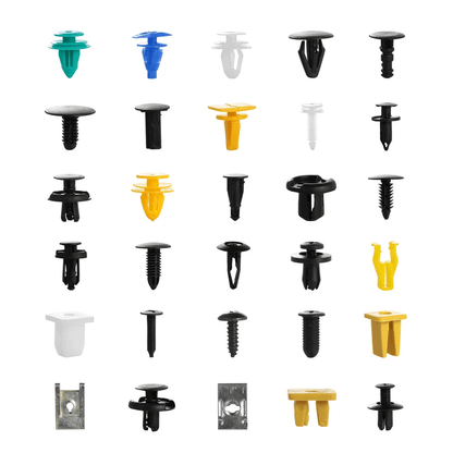 Auto Body Push Pin Rivet  Trim Panel Clips Kit Plastic Fastener Set For Car Door Fender Bumper Hond