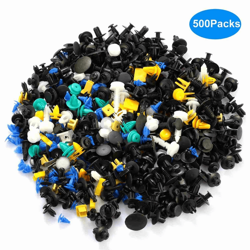 Auto Body Push Pin Rivet  Trim Panel Clips Kit Plastic Fastener Set For Car Door Fender Bumper Hond