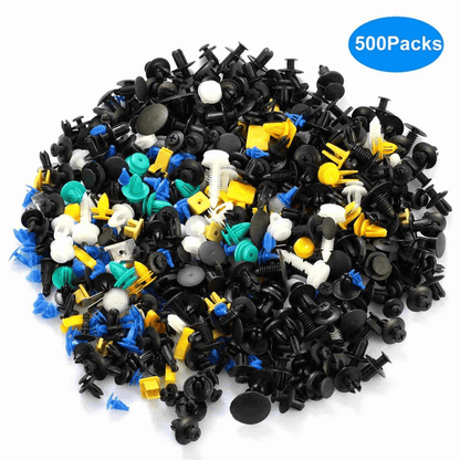 Auto Body Push Pin Rivet  Trim Panel Clips Kit Plastic Fastener Set For Car Door Fender Bumper Hond