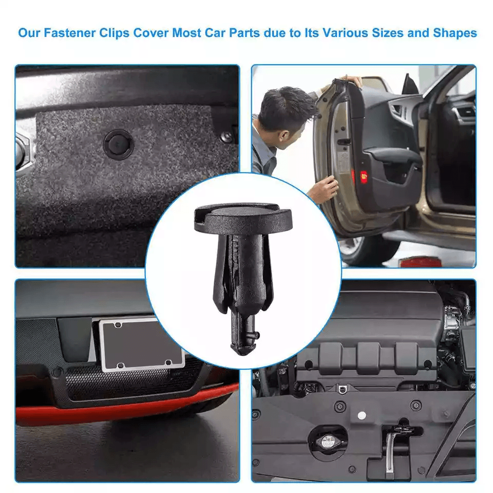Auto Body Push Pin Rivet  Trim Panel Clips Kit Plastic Fastener Set For Car Door Fender Bumper Hond
