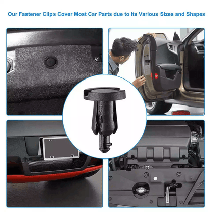 Auto Body Push Pin Rivet  Trim Panel Clips Kit Plastic Fastener Set For Car Door Fender Bumper Hond