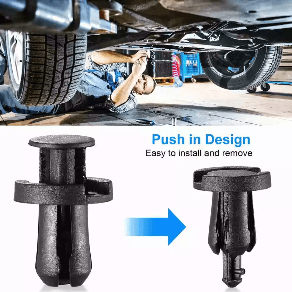 Auto Body Push Pin Rivet  Trim Panel Clips Kit Plastic Fastener Set For Car Door Fender Bumper Hond