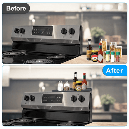 Silicone Magnetic Stove Top Shelf HeatResistant Kitchen Spice Rack Organizer 1