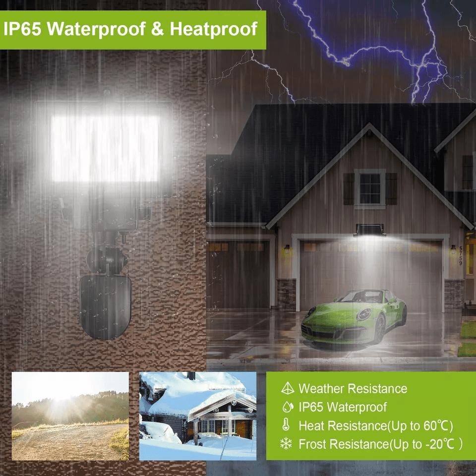 Waterproof LED Solar Powered Security Light Flood Motion Sensor Garden Lamp Outdoor Wall Light With 4