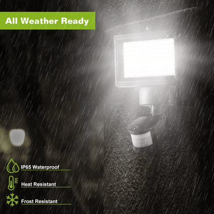 Waterproof LED Solar Powered Security Light Flood Motion Sensor Garden Lamp Outdoor Wall Light With 3