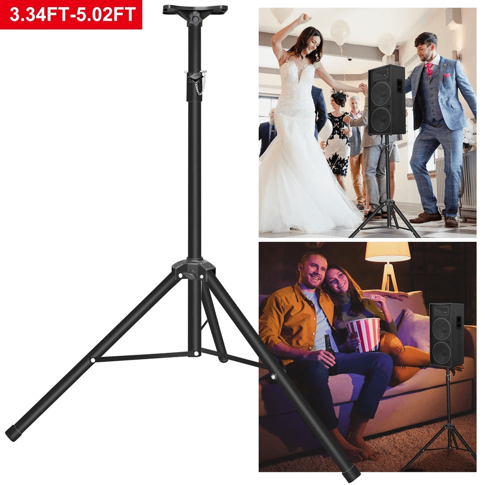Heavy Duty Tripod Studio Monitor Speaker Stand Mount Adjustable Height  Foldable Design Load Capaci