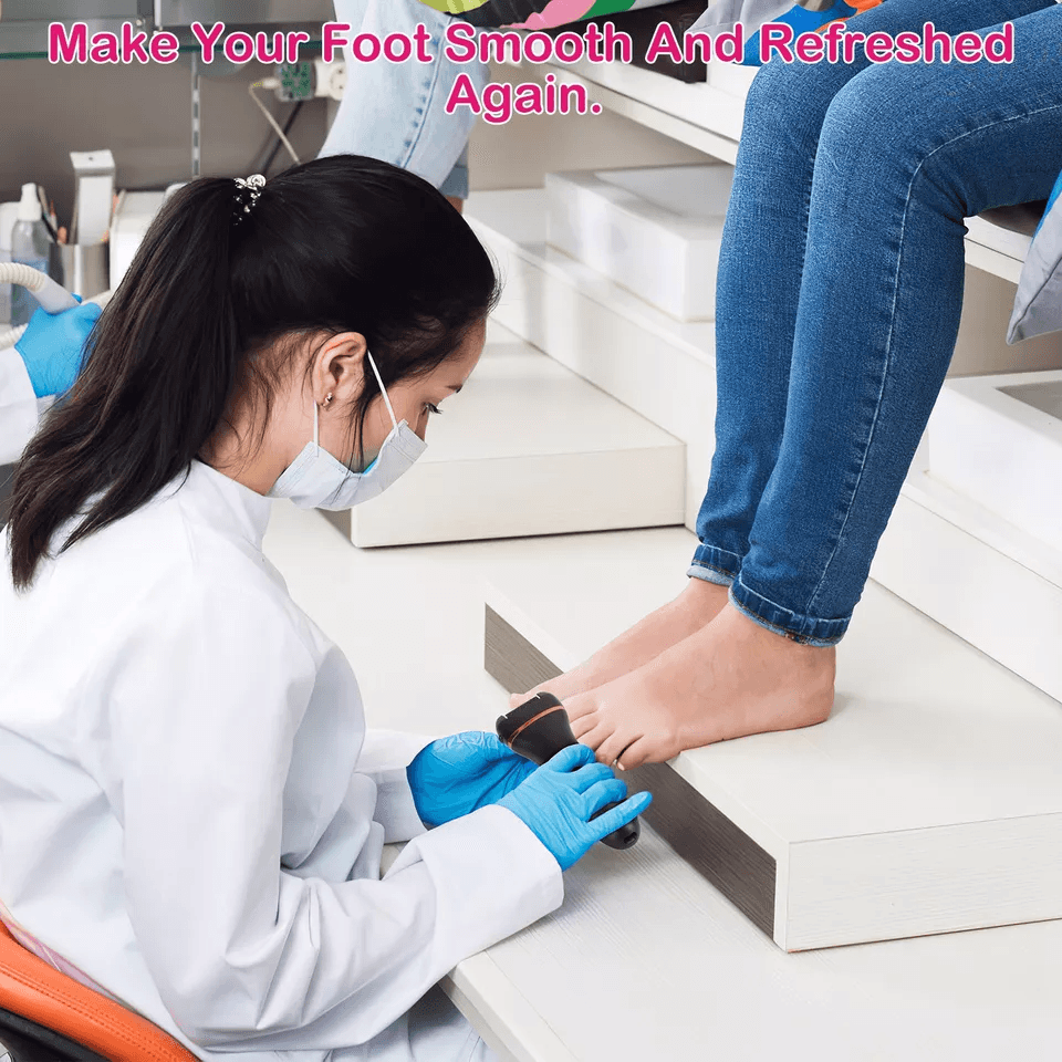 Electric Foot Grinder File Callus  Dead Skin Remover Pedicure Tool Rechargeable Kit For Smooth Feet 4