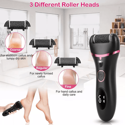 Electric Foot Grinder File Callus  Dead Skin Remover Pedicure Tool Rechargeable Kit For Smooth Feet 8