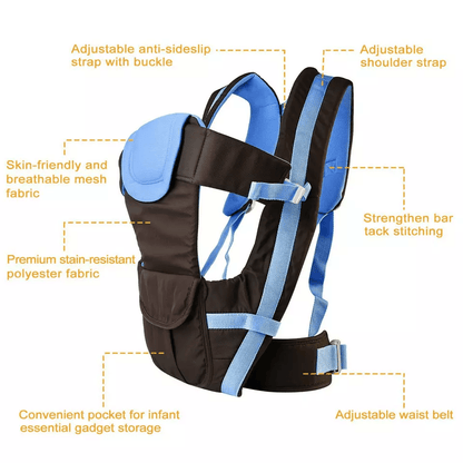 Newborn Infant Baby Carrier Breathable Ergonomic  Adjustable Backpack 2