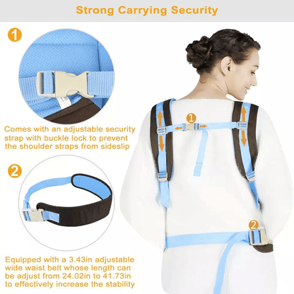Newborn Infant Baby Carrier Breathable Ergonomic  Adjustable Backpack 3