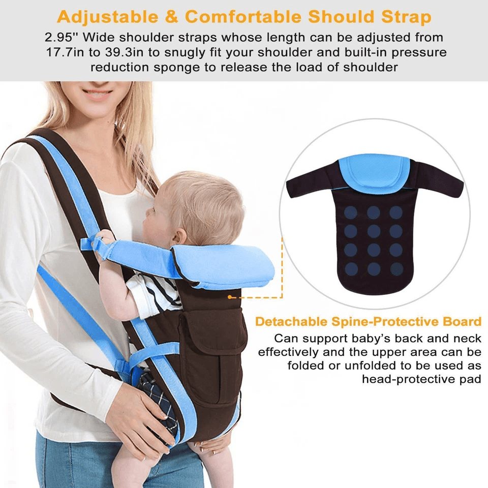 Newborn Infant Baby Carrier Breathable Ergonomic  Adjustable Backpack 4