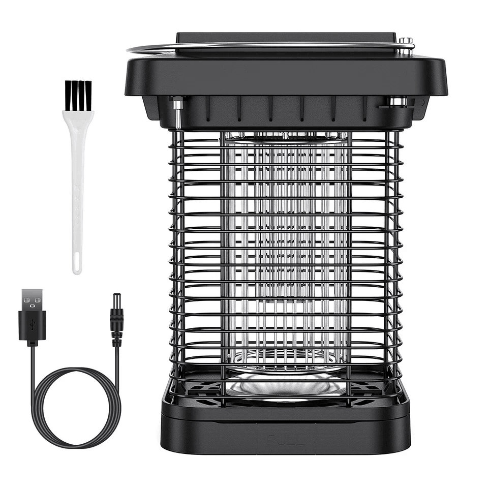 Solar Powered Mosquito Zapper Indoor  Outdoor Fly Bug Insect Killer Trap Lamp 1