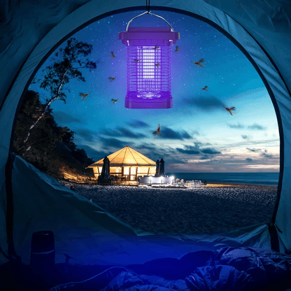 Solar Powered Mosquito Zapper Indoor  Outdoor Fly Bug Insect Killer Trap Lamp 6