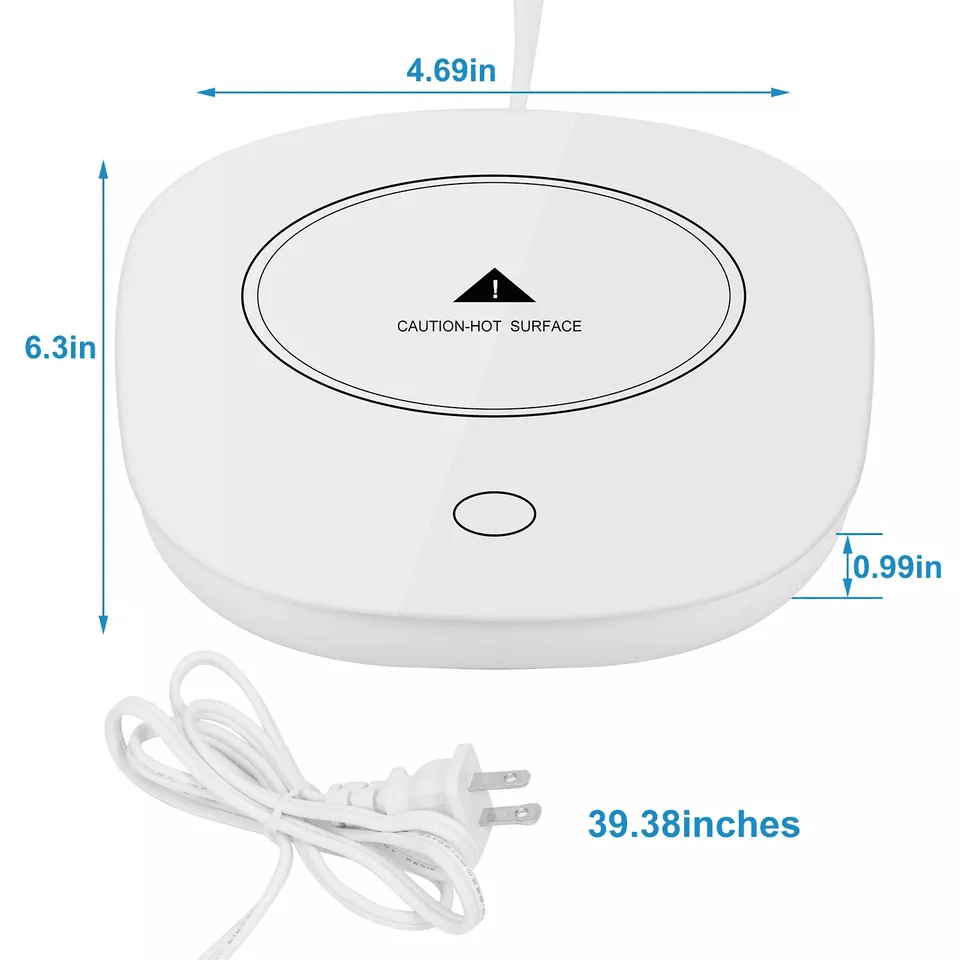 Smart Coffee Mug Warmer With Auto Shut Off Drink Heater Pad For Office Or Home Keeps Tea Milk  Coff