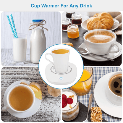 Smart Coffee Mug Warmer With Auto Shut Off Drink Heater Pad For Office Or Home Keeps Tea Milk  Coff