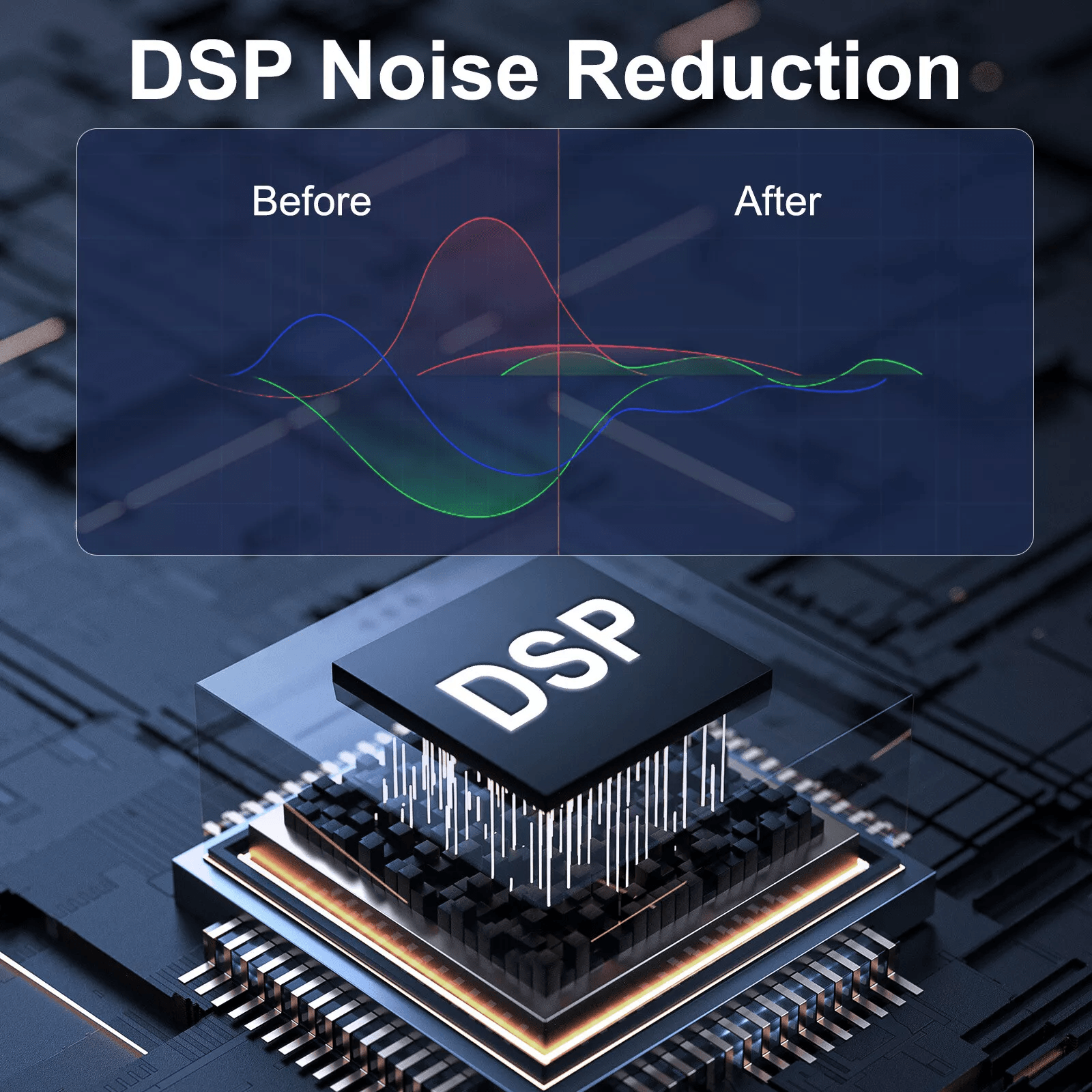 Digital Voice Recorder Voice Activated Audio Recorder With Playback Noise Reduction MP3 Player For  3