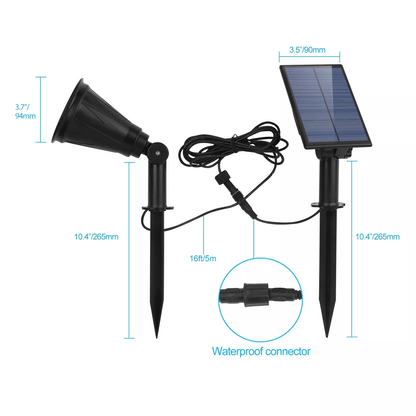 Outdoor Waterproof LED Solar Spotlight Garden  Lawn Landscape Light 5