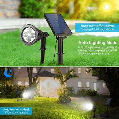 Outdoor Waterproof LED Solar Spotlight Garden  Lawn Landscape Light 4