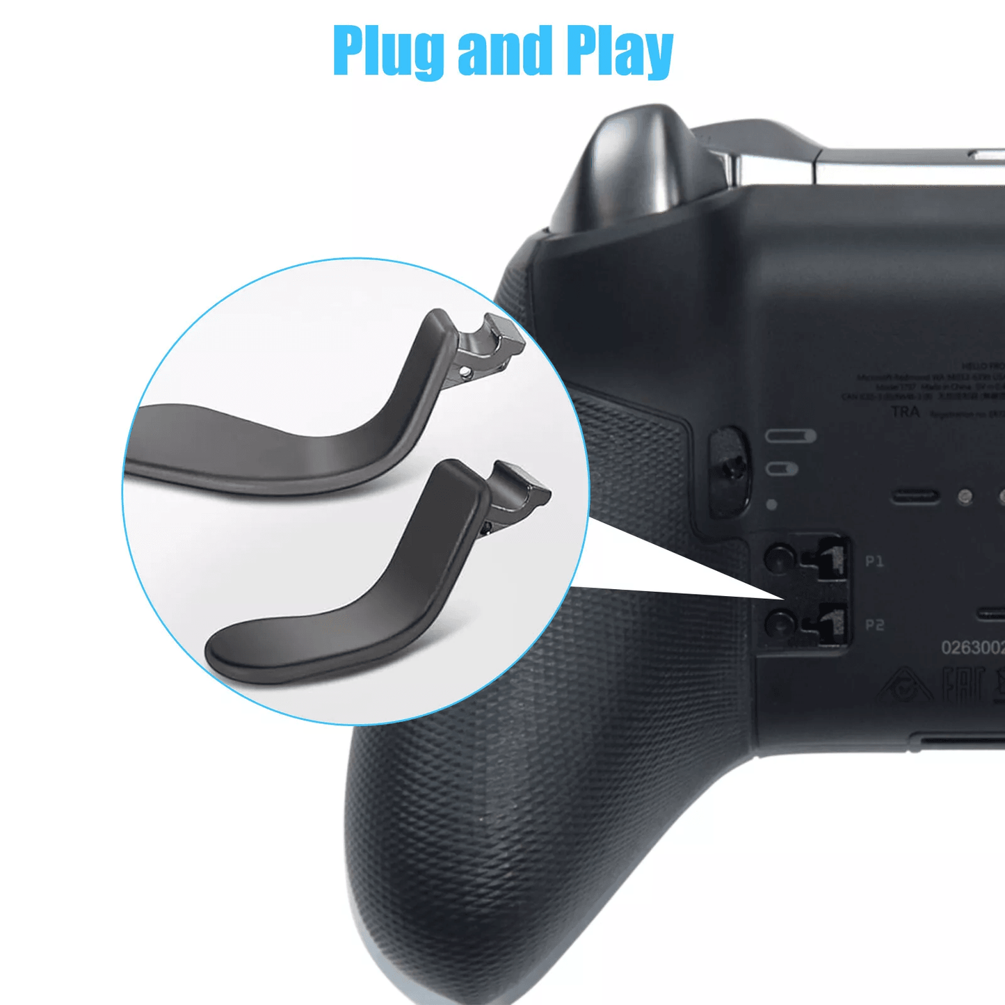 Replacement Metal D Pads And Paddles Kit For Xbox One Elite Controller Series Stainless Steel Butto 4