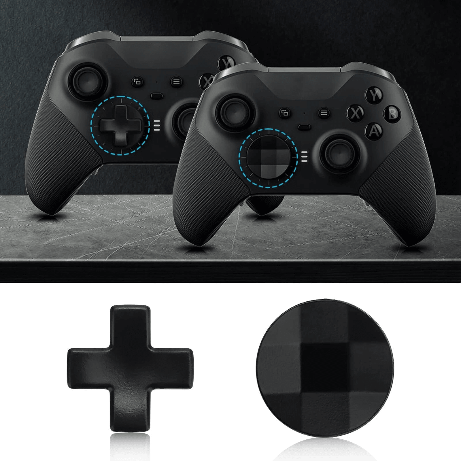 Replacement Metal D Pads And Paddles Kit For Xbox One Elite Controller Series Stainless Steel Butto 2
