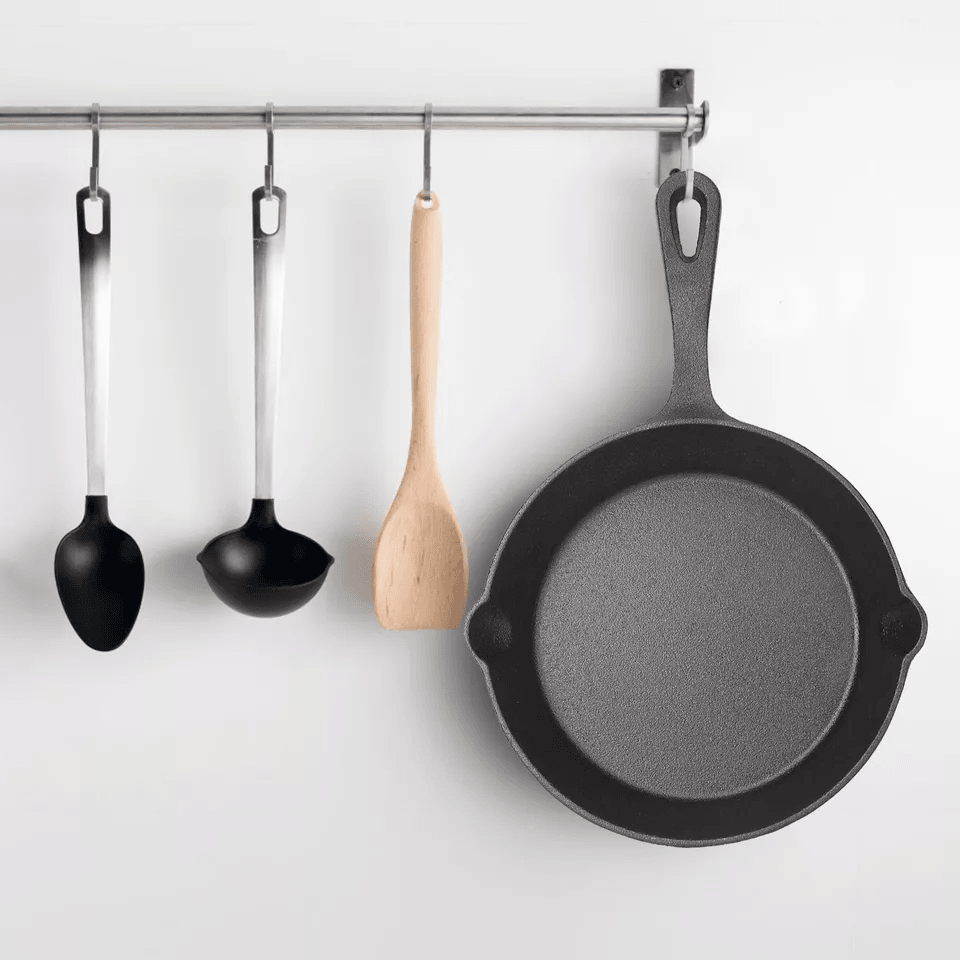 Cast Iron Skillet Set PreSeasoned 3 Piece NonStick OvenSafe Frying Pan Set For Kitchen Grill Or Cam 6