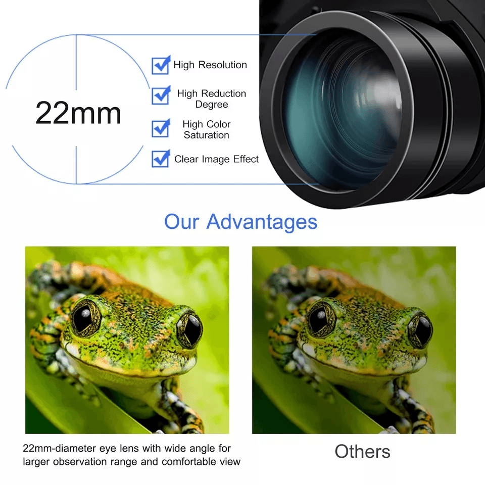 Zoom HD Binoculars Day  Low Night Vision Hunting Telescope  Carrying Case 3