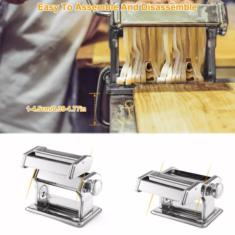 Stainless Steel Pasta Maker Roller Machine For Lasagna Ravioli  Spaghetti 2