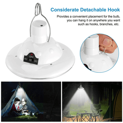 Outdoor LED Solar Camping Lights With Remote Hanging Tent Lamp For Patio Garden Hiking  Emergency U 6