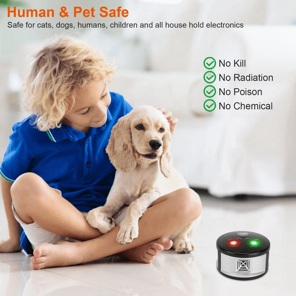Ultrasonic Pest Repeller Plugin Pest Control Device Mouse Chaser Insect Blocker  Indoor Electronic  4