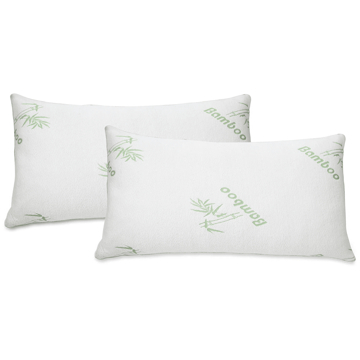 Bamboo Shredded Memory Foam Pillow Hypoallergenic Washable Cover Orthopedic Support For Back Side S 5