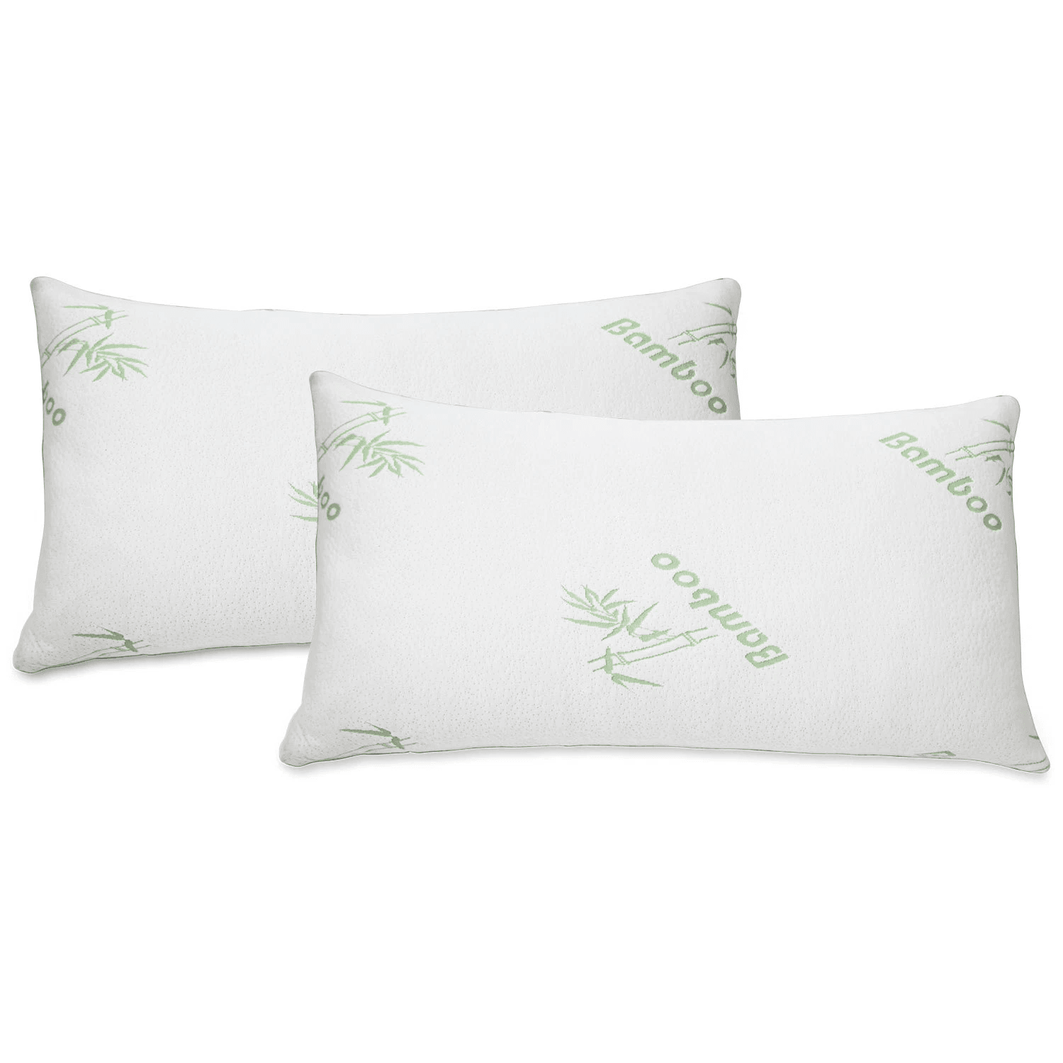 Bamboo Shredded Memory Foam Pillow Hypoallergenic Washable Cover Orthopedic Support For Back Side S 5
