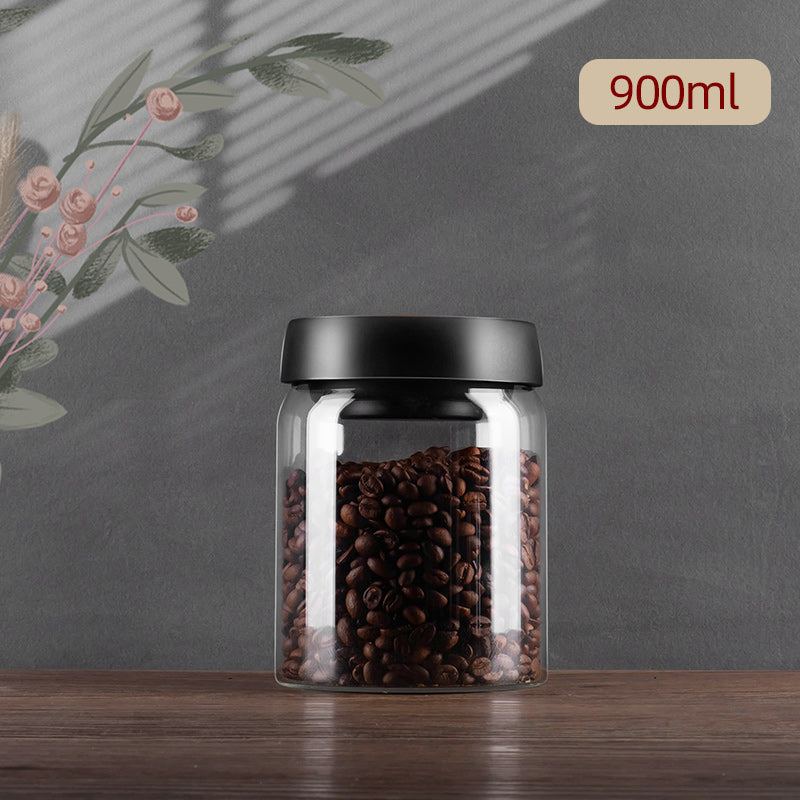 Glass Sealed Jar Airtight Glass Storage Container For Coffee Dry Goods  Kitchen Essentials 7