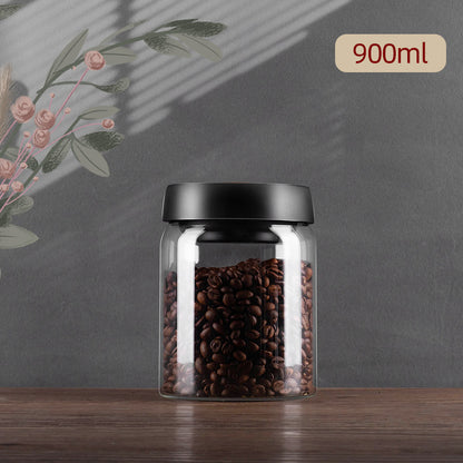 Glass Sealed Jar Airtight Glass Storage Container For Coffee Dry Goods  Kitchen Essentials 7