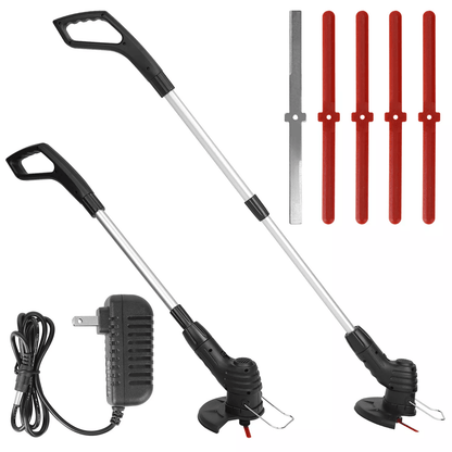 Electric Weed Grass String Trimmer Mower Portable Garden Lawn Grass Edger With Rechargeable Battery 10