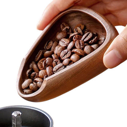 Premium Coffee Beans Dose Trays Solid Walnut Wood Espresso Dosing Cup  Tea Separator 2