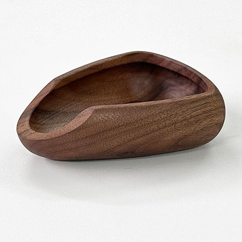 Premium Coffee Beans Dose Trays Solid Walnut Wood Espresso Dosing Cup  Tea Separator 4
