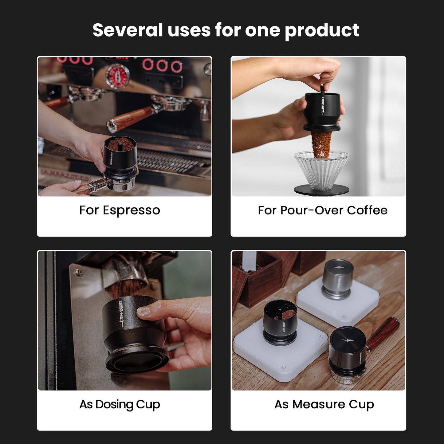 Coffee Dosing Shaker  Funnel Precision Espresso Dosing Tool For Home Baristas 4