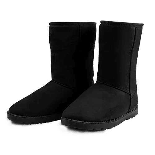 Womens Faux Fur Suede MidCalf Winter Snow Boots Warm Stylish  Comfortable 11