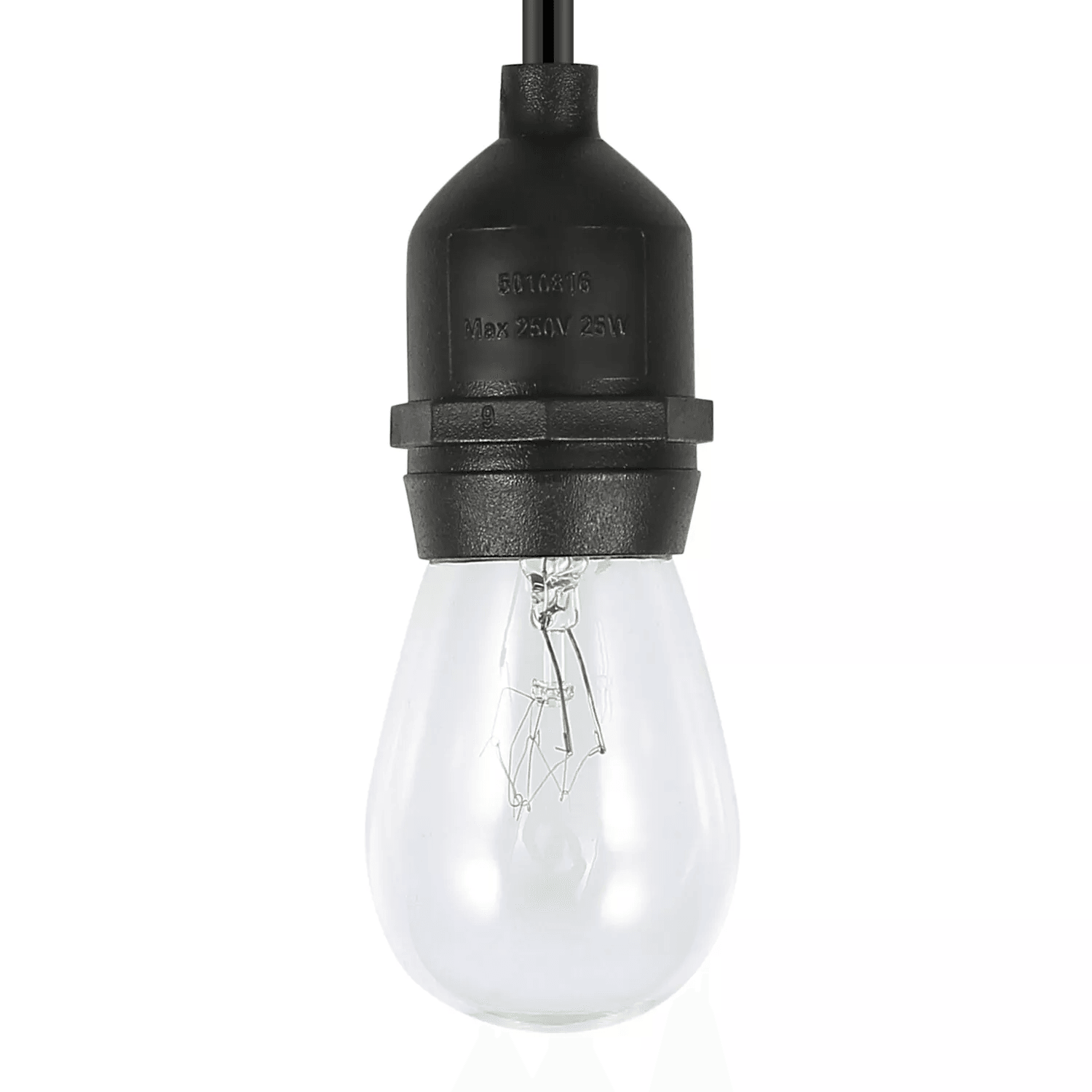 Outdoor LED Waterproof Commercial Hanging Patio Globe String Lights Bulbs String With Glass Bulbs F 8