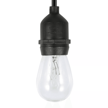 Outdoor LED Waterproof Commercial Hanging Patio Globe String Lights Bulbs String With Glass Bulbs F 8