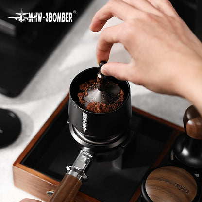 Premium Coffee Dosing Funnel  Aluminum Alloy Dosing ShakerPortafilters Espresso Dosing Cup  Home Ba 1