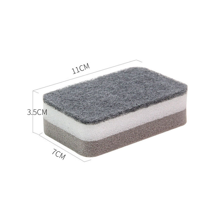 Multi Surface Cleaning SpongesDual Sided Dishwashing Pads With Scrubber For PotsPans  Countertops K 5