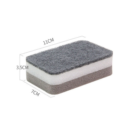 Multi Surface Cleaning SpongesDual Sided Dishwashing Pads With Scrubber For PotsPans  Countertops K 5
