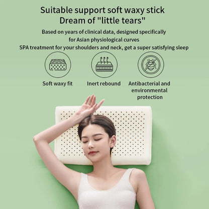 Thai Natural Latex Pillow Memory Foam Cervical Pillow For Adults Orthopedic Sleeping Pillow For Dor 2