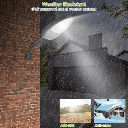 Waterproof Outdoor LED Street Light Dusk To Dawn Sensor Security Wall Light For Yard Pathway Garage 4