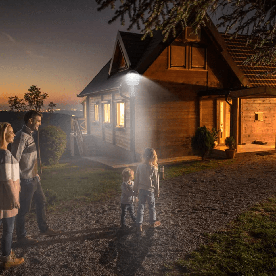 Waterproof Outdoor LED Street Light Dusk To Dawn Sensor Security Wall Light For Yard Pathway Garage 6